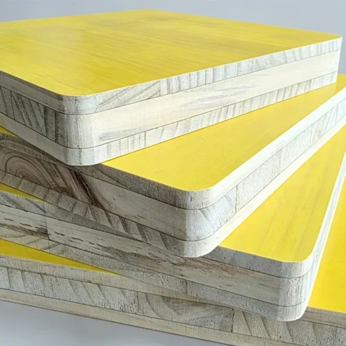 3 Ply Yellow Shuttering Panel | 3 Layer Construction Formwork - 3-Ply Solid Wood Formwork - Jiaheweier